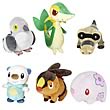 Pokemon Black and White Mini Plush Series 1 Case